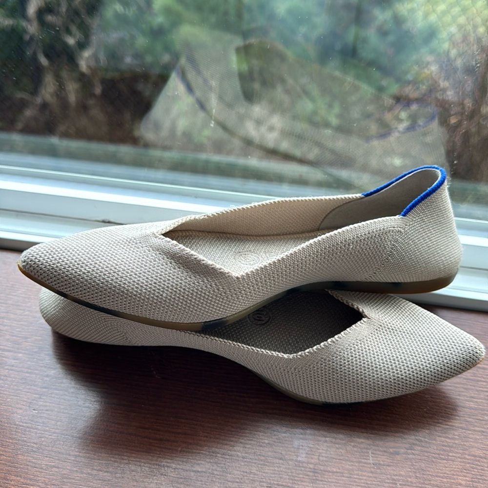 Rothy’s The Point - Ecru - Size 6 - image 4